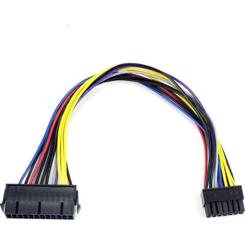 High Quality ATX 24Pin to 14Pin Power Supply Cable Cord 24p to 14p 18AWG Wire for Lenovo IBM Dell H81 B75 A75 Motherboard F19801