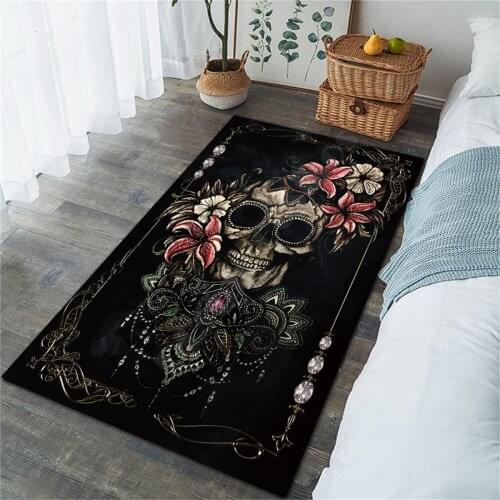 Skull 3D Printed Play Mat Board Game mat map Large Carpet for Living Room Cartoon Rugs Maze Style-3