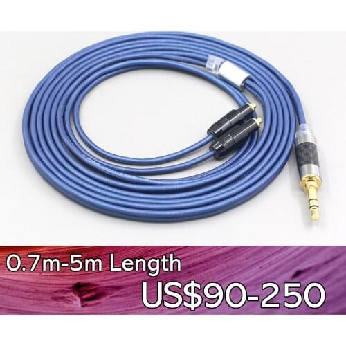 LN004826 headphone PURE Silver Cable PEP Insulated For Shure srh1440 srh1840 SRH1540