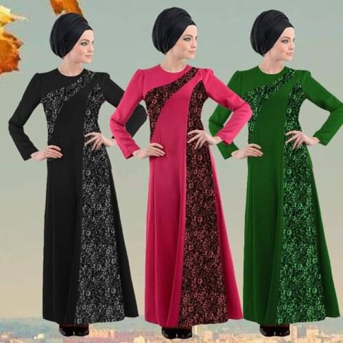 Muslim women dress robe musulmane Dubai Turkish linen Ladies Clothing Women Arab Ladies Caftan Kaftan Malaysia Abayas