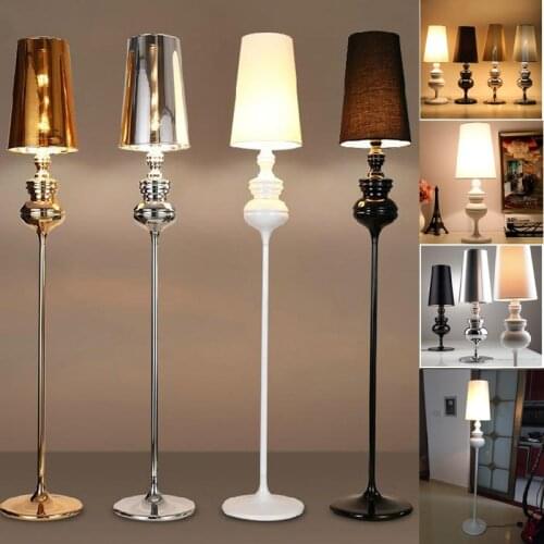 Nordic Court Guardian Floor Lamps Classic Plating Art Design Standing Lamp for Living Room Bedroom Bedside Decoration Floor Lamp