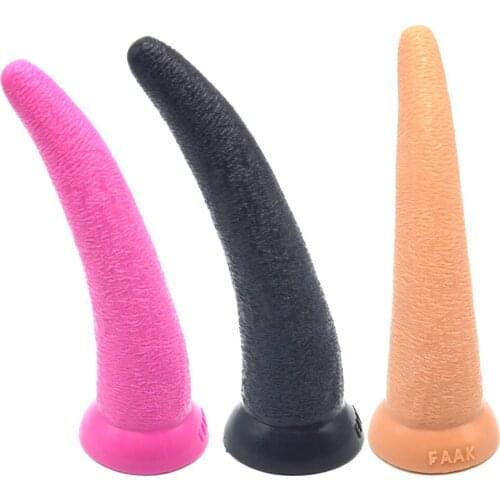Newest! Silicone Elephant Penis Female Masturbation Sex Toy Male Prostate Massager Anal Dildo Animal Porn