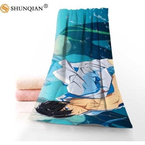 New Custom Free! Eternal Summer Towel Printed Cotton Face/Bath Towels Microfiber Fabric For Kids Men Women Shower Towels