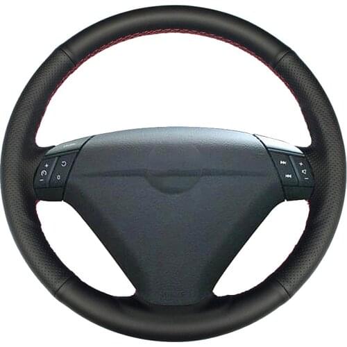 Customized Original DIY Car Steering Wheel Cover For Volvo S80 XC70 S60 XC90 Artificial Leather Hand Sewing Steering Wheel Braid