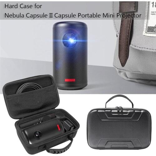 Portable Protective Hard Carrying Case Storage Bag for Nebula Capsule II Smart Mini Projector Storage Case Waterproof Dustproof