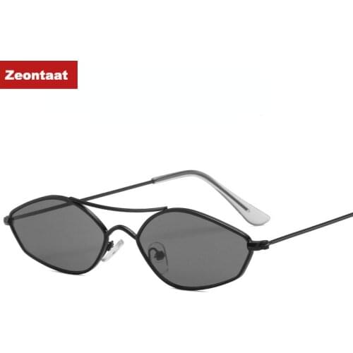 Vintage Cat Eye Sunglasses Men 2021 New Luxury Women Oval Color Lens Punk Glasses Fashion Eyewear UV400 Gafas De Sol