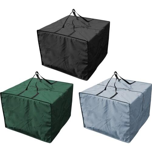 Oxford Cloth Large Capacity Outdoor Garden Furniture Storage Bag Cushions Seat Protective Cover Waterproof Multi-Function Bag