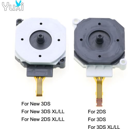 YuXi 3D Analog Joystick Thumb Stick Replacement Parts For Nintend New 2DS 3DS XL LL Console