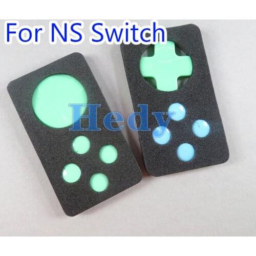 1set D-pad Direction Key Cross ABXY Button Sticker Joystick Thumb Stick Grip Cap Cover For Nintendo Switch Joy con Skin Case