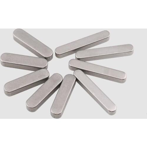 1pcs M10 Stainless Steel 304 Flat key Fillet Type A Pin Locating pins Dowel 45-70mm length