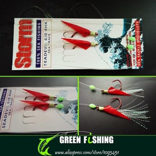 10 packs fish skin fishing rig sabiki fishing hooks sabiki Fishing Lure hooks