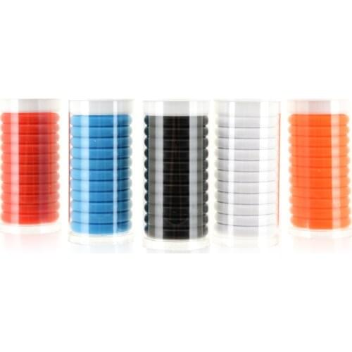 11pcs 32mm Plastic Ring Mushroom Hole Loose-leaf Diary¬ebook Accessories Binding Ring Notebook Disc Binding Discs Binder Ring