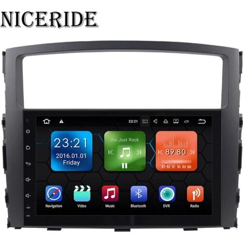 9" Android 8.0 8.1 Car GPS Player for Mitsubishi Pajero V97 V93 2006-2011 with 8Core 4GB+32G Auto Radio Multimedia NAVI Wifi BT