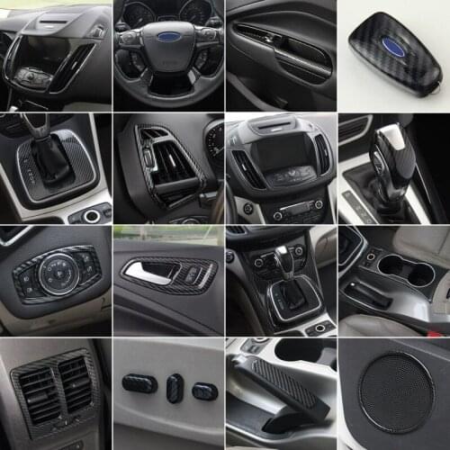 Car Styling Accessories Special Modified Interior Decorative Sticker Trim Case For Ford Kuga ESCAPE 2013-2019