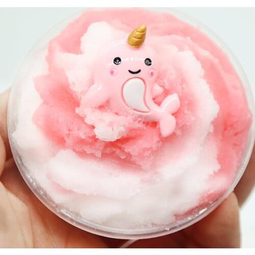 Fidget Toys Antistress Toy Plastice Clay 60ml Foam Slime Stress Relief Magic Fruit Cream Slime Sludge Cotton Mud Toy