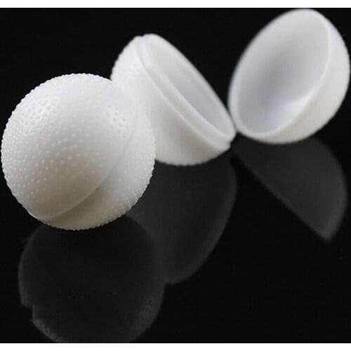 Free shipping Capacity 3g cans Empty Capsule Pill Cases storage box spherical shell wax pellet Plastic packaging Refillable box