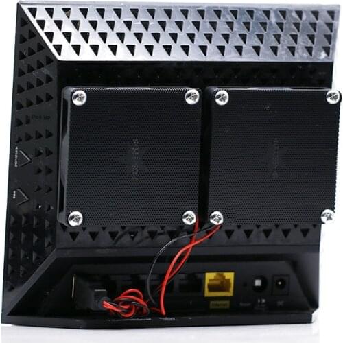 Wireless Router Cooling Ultra-Quiet Cooling Fan for NETGEAR R6300v2/R6250/R6200/R6100