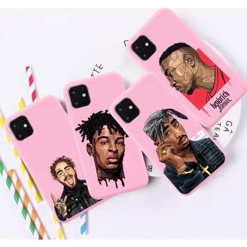 Rapper Tupac 2Pac Makaveli Phone Case for IPhone 6 6S 7 8 X XS XR 11 12 Pro Max SE 2020 Coque Cover Funda Etui luxury capas
