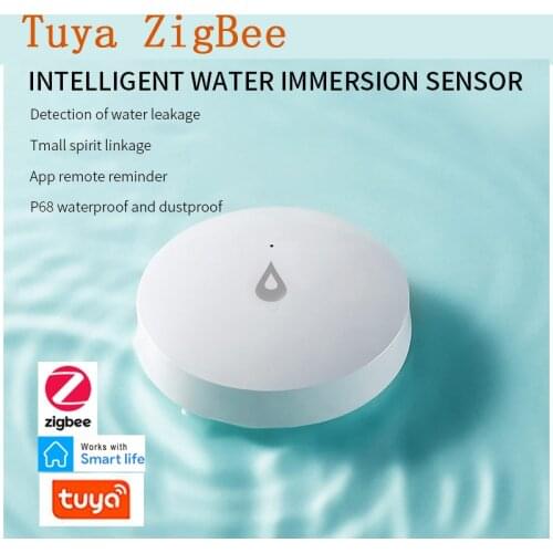 Water leakage sensor WIFI leak level Alarm tank detector security Overflow protection Tuya Smart Life App home Remote control