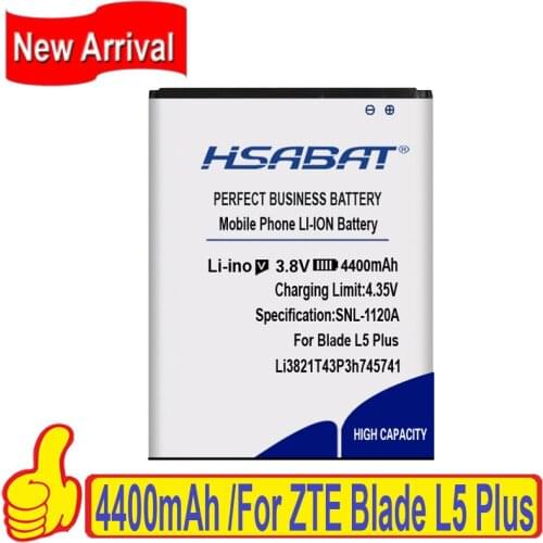 HSABAT ZTE Blade L5 Plus Phone Batteries