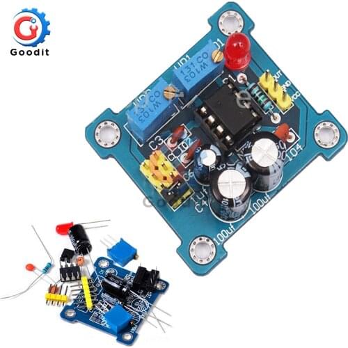 NE555 Pulse Generator Pulse Starter Duty Cycle and Frequency Adjustable Module DIY Kit Oscillator Square Wave Signal Generator