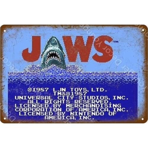 Classic Video Game ET Poster Play Gaming Metal Tin Signs For Kids Room Game Center Home Decor Vintage Gamer Plaque YI-099