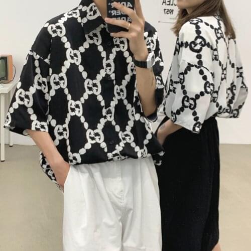 New summer 2021 thin overalls short sleeve shirts mens fashion trends signs of cuff sleeves loose casual sleeves