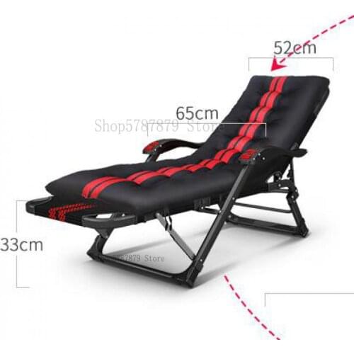Sleeping chair folding lounge chair lunch break nap chair simple single casual home backrest lazy summer trip chair