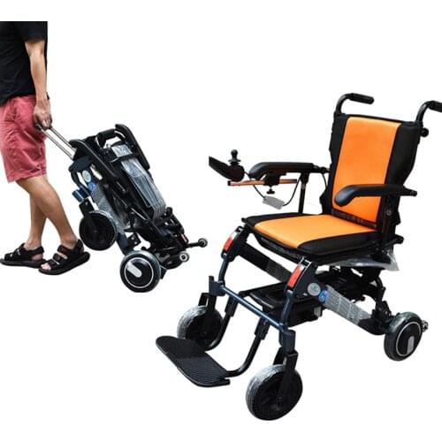 Easy Take And Convenient Travel Useful Electric Wheelchair
