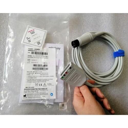 Mindray Original 6-pin 3/5-lead Split ECG Main Cable Defibrillation Type Order Number EV6101