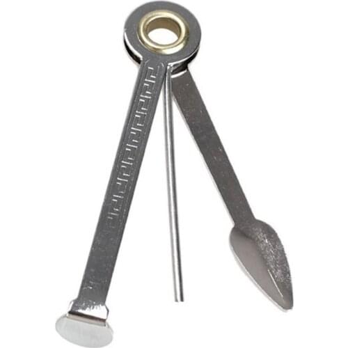 Multifunctional Stainless Steel Smoking Tobacco Pipe Cleaner Cleaning Tool Portable Size Smokin Tobacco Pipe Cleaner