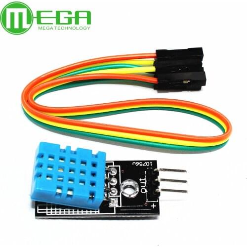 10pcs DHT11 Temperature And Relative Humidity Sensor Module with Cable for Arduino