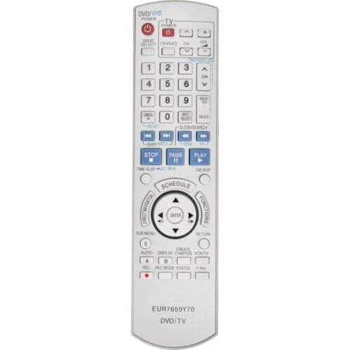 New Remote Control EUR7659Y70 for Panasonic TV/DVD Combo DMR-ES25 DMR-ES25S DMR-ES35 DMR-ES10 DMR-ES10K DMR-ES10P DMR-ES10S