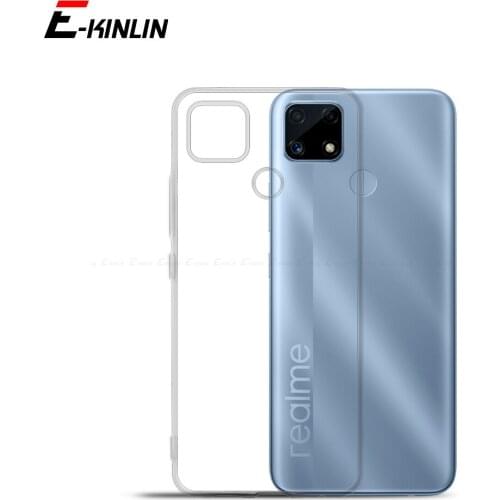 Transparent Silicone UltraThin Clear Soft Full Protective Cover For Realme C25s C21Y C17 C3i C25 C2 TPU Back Case