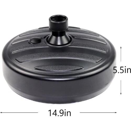Q0KA Umbrella Stand Holder for Outdoor Patio Detachable Umbrella Base Large Opening for Sand Fillable Umbrellas Accessories