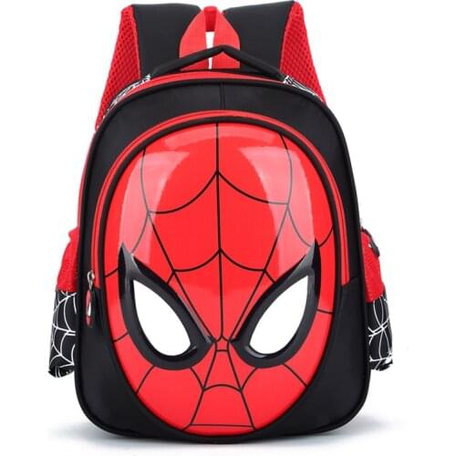 2020 3D 3-6 Year Old School Bags For Boys Waterproof Backpacks Child Spider Book bag Kids Shoulder Bag Satchel Knapsack