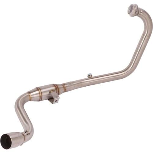 Slip On Motorcycle Exhaust Front Pipe Head Connect Tube Stainless Steel Exhaust System For Suzuki Gixxer 155 All Years