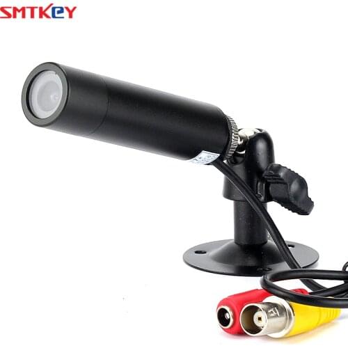 SMTKEY 700TVL Color SONY Effio Mini Bullet Video Camera CVBS Analog 960H Surveillance CCTV Camera with Bracket