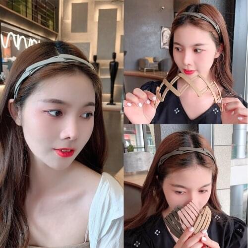 1PC Telescopic Headband Portable Folding Hairpin Women Magic Headband Hair Hole With Tooth Non-slip Hair Claw Hair Accessories