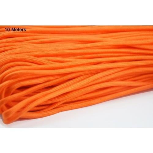 10M Paracord 550 Parachute Cord Lanyard Mil Spec Type III 7 Strand Camping Survival Equipment Tents Rope Outdoor Bracelet Kit