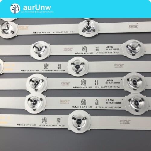 10Pcs x LED Backlight for LG 42" TV V14 Slim DRT Rev0.6 6916L 1682A 1684A 1683B 1685B LC420DUH 42LY970H 42LB700V 42LB671V
