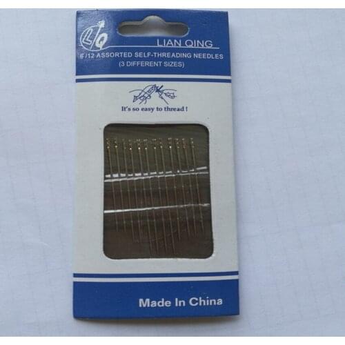 2Pack=(24Pcs) High Quality Hand Sewing Needles Stitcher Thread Harness Craft Hand Stitch Tool