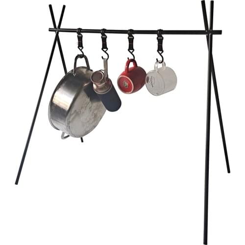 8kg Ultralight Hanging Rack Aluminum Alloy Tableware Cookware Rack Outdoor Camping Shelf Clothes Storage Hanger Triangle Rack