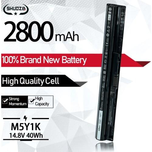 K185W M5Y1K Laptop Battery For DELL Vostro 3451 3458 3551 3558 V3458 V3451 N3558 N5558 WKRJ2 GXVJ3 HD4J0 14.8V 40WH New