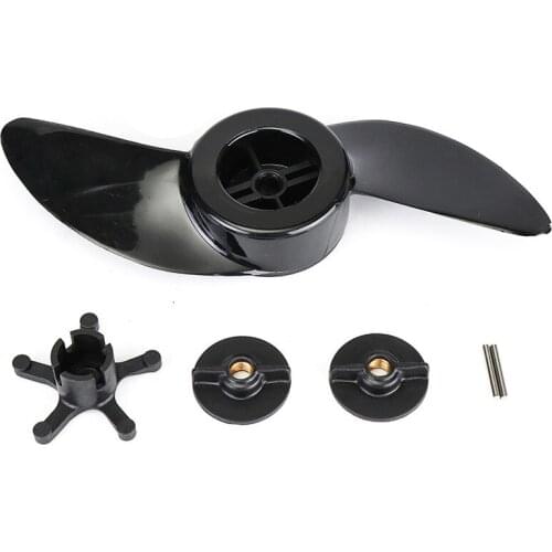 Audew DUrable 2 Blades Motor Boat Propellers Electric Engine Outboard For Haibo ET34L