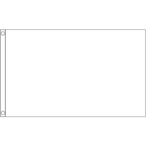 White Flag Solid Color Banner 100 Pcs/Lot 3x5FT Decoration Sublimation Indoor Outdoor Double Stitched Home Holiday High Quality