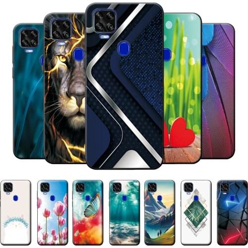 Case For ZTE Blade V2020 Case ZTE Axon 11SE Case 5G 6.53 inch Soft Silicone TPU Bumper on ZTE Blade V2020 ZTE Axon 11SE 5G Coque