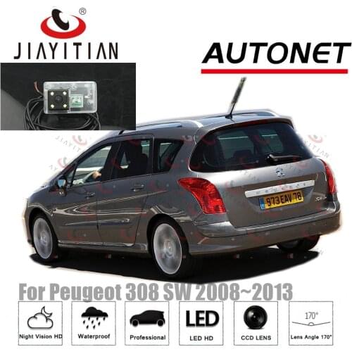 JIAYTTIAN Rear view Camera For Peugeot 308 SW 2008 2009 2010 2011 2012 2013 Backup camera License Plate camera Reverse camera