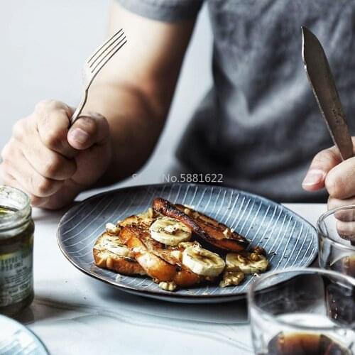 Ceramic Dinner Plates Dishes Porcelain Nordic Dinnerware Snacks Food Dinner Plate
