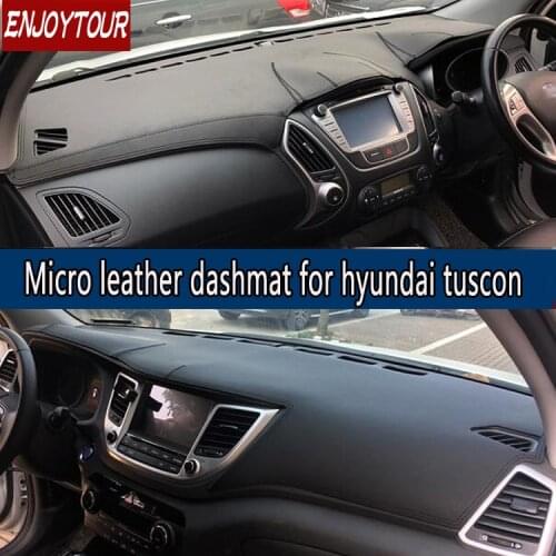 For Hyundai Tucson ix35 2009-2019 Leather Dashmat Dashboard Cover Pad Dash Mat 2010 2011 2012 2013 2014 2015 2016 2017 2018